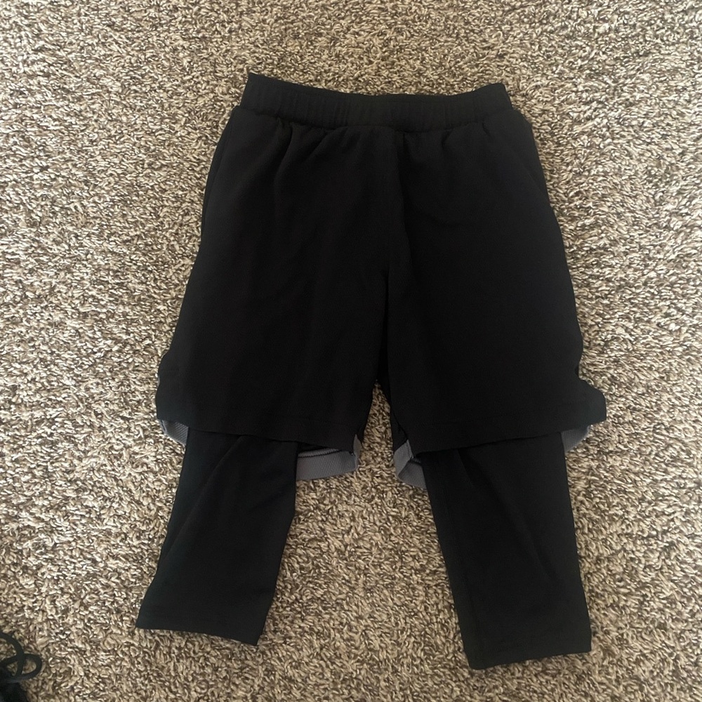 Old Navy Kids Black Layered Shorts
